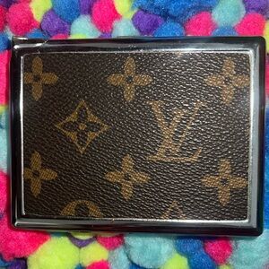 Vintage Metal Cigarette/Pre-roll Case- NOT MANUFACTURED BY LOUIS VUITTON.